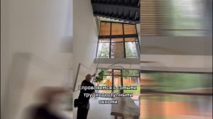 Как проходит мытье окон | Уборка офиса | Москва