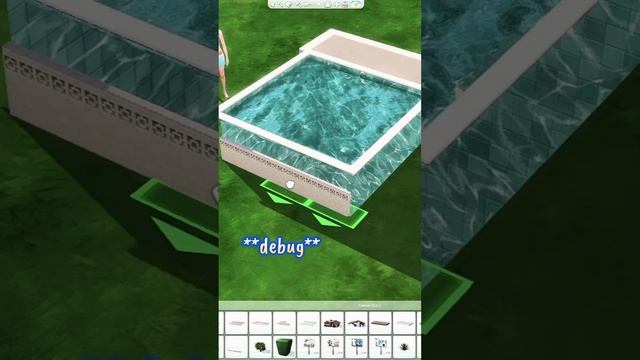 The sims 4 pool ideas #sims4pool #sims4ideas #sims4shorts