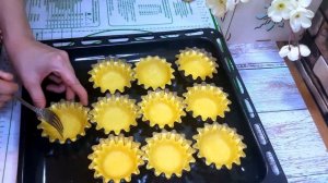Песочные Корзиночки С Белковым Заварным Кремом.Вкуснее,чем В Кондитерской✨