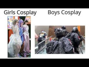 Girls Cosplay vs Boys Cosplay