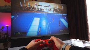 Testing FIFA Street 4 on 100 INCH Screen- PS3 POV Gameplay Test