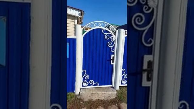 Кованые ворота и калитка смотреть онлайн