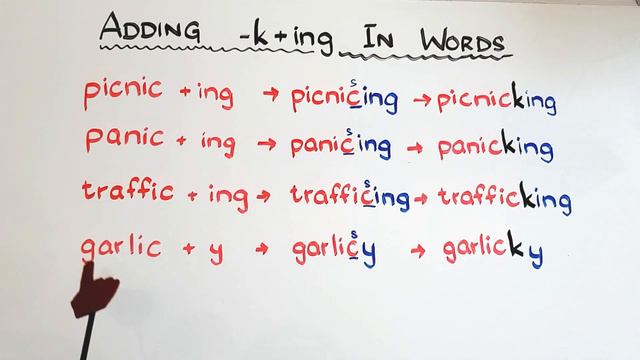 Adding Vowel Suffix To /c/ Ending Words// Tricky Spellings// Words ending with C смотреть онлайн