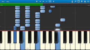 Звери - Просто такая сильная любовь (на пианино Synthesia)