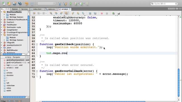 HTML5-Workshop: Geolocation API & LocalStorage