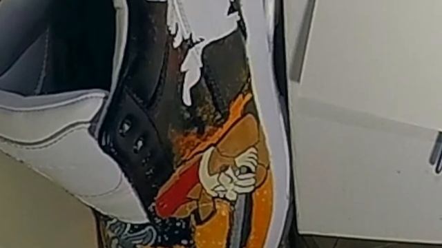 CUSTOM "SPACE JAM" Nike Air Max ACG BOOTS ?? смотреть онлайн