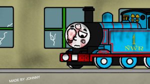 Sodor Fallout mutated Thomas art