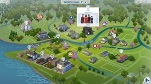 Просто играем в Sims 4: семья с 4 детьми в одной квартире.