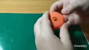 Как сделать брелок "пончик" из легкого пластилина