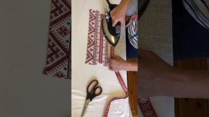 Русская рубаха часть 3. Оформляем рукав на русской рубахе