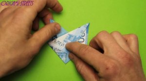 Как сделать сердце из купюры. Оригами сердце