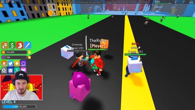 ROBLOX - RPG WORLD, NOOB TO PRO IN 20 MINUTES!! смотреть онлайн