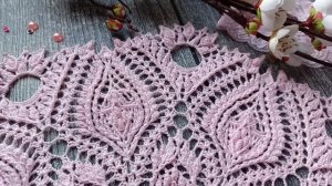 "Галина"Салфетка вязаная крючком.mp4