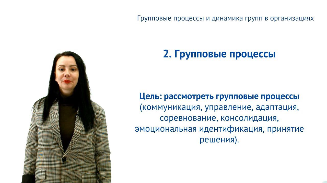 ИПО Лаврентьева А.В. - 3.6. Групповые процессы и динамика групп в организациях