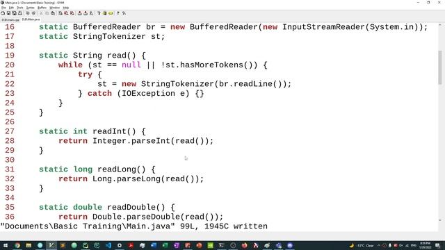 How to do large data input in Java w/ BufferedReader for CCC ( Canadian Computing Competition ) смотреть онлайн