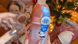 Новогодний влог с куклами реборн/Распаковка подарков с куклами реборн/Новинки куклам