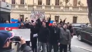 В Баку националисты устроили акцию против русских, иранцев и армян