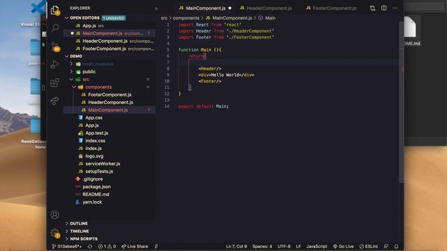 Getting Started with React [single page application/ web development for beginners]