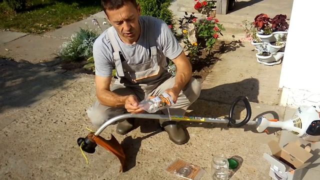 Триммер STIHL FS 45 и головка Poly Cut 6 - 3 смотреть онлайн