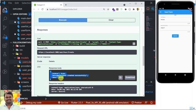 Flutter Create user form with HTTP POST using Riverpod | #5