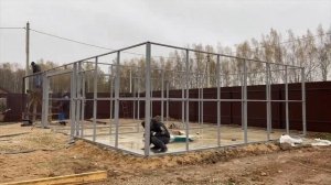 Гараж, навес, погреб, хозблок за 10 дней. Изготовление и монтаж металлоконструкций. РекордПласт.