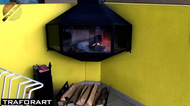 Терраса с хай-тек камином TRAFORART и зоной барбекю (ARGEMI, KOTA). Интерьер и отопление вашего дом смотреть онлайн