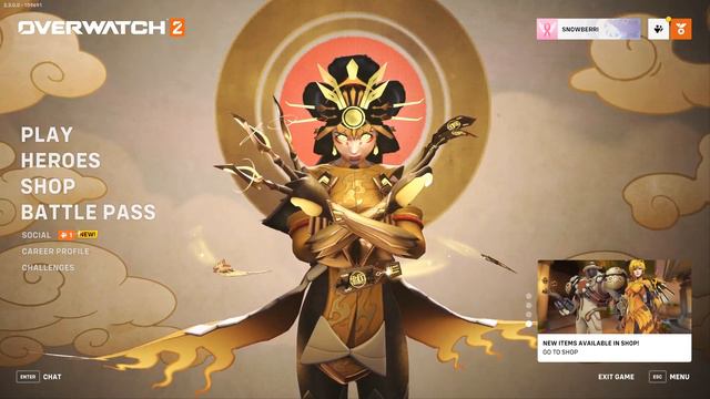 Mythic Kiriko - Overwatch 2 - Main Menu Music!