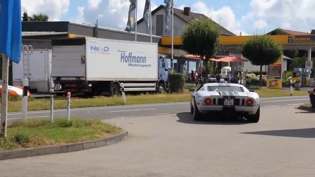 Ford GT startup and take off in the Eiffel Germany Lovely Sounds смотреть онлайн
