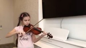 Михнева Таисия,2 класс скрипка А.Комаровский.Этюд 15