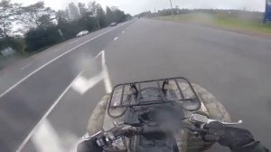 Погоня ДПС за квадроциклом!