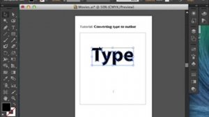 7. Converting type to outline (for type modifications) - Adobe Illustrator