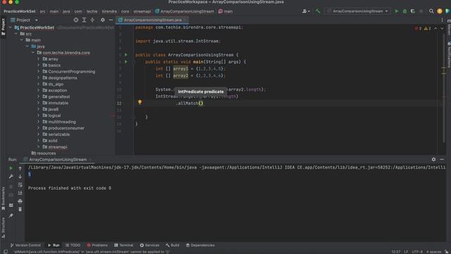 Array Comparison Using Java Stream API #java #java8 смотреть онлайн
