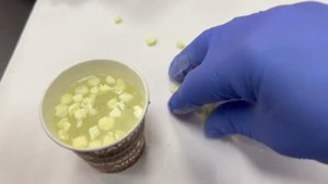 Творог сычужный, изготовленный на  на установке ВУС