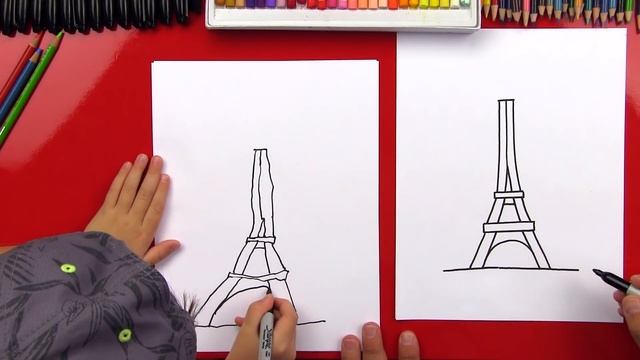 How To Draw The Eiffel Tower смотреть онлайн