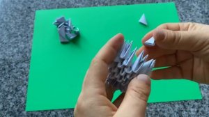 #1?Как сделать ЛЕБЕДЯ из бумаги без клея ? Модульное оригами лебедь ?DIY 3D Origami Swan