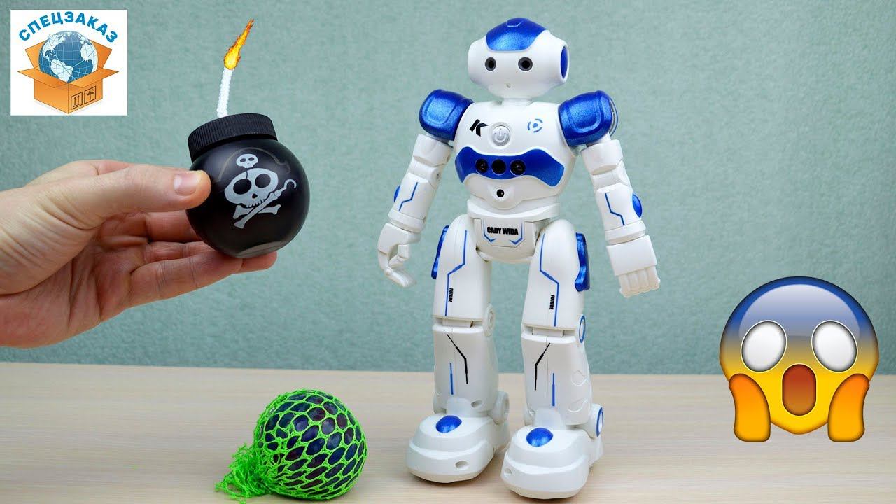 ШОК!! РОБОТ ПРОТИВ ЛИЗУНА!! ГОВОРИТ И ТАНЦУЕТ. JJRC R2 ИГРУШКА ИНТЕЛЛЕКТУАЛЬНАЯ | СПЕЦЗАКАЗ смотреть онлайн