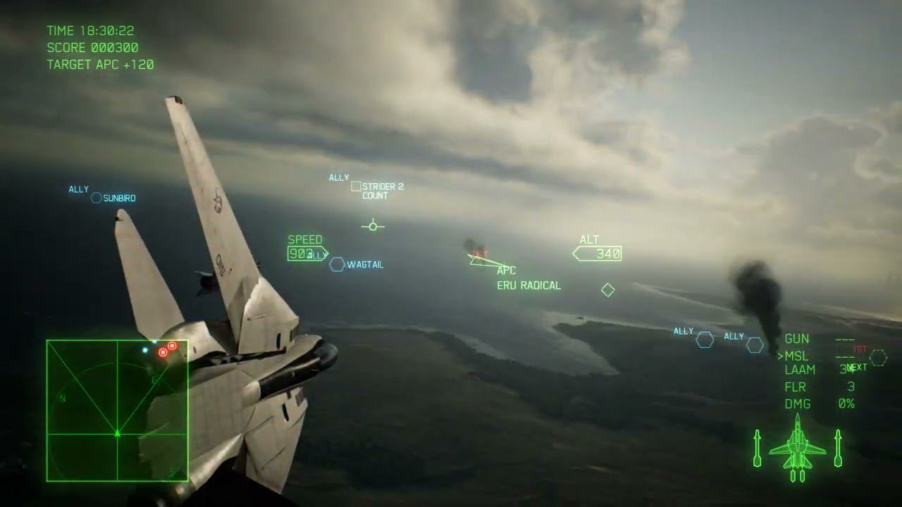 Прохождение Ace Combat 7: Skies Unknown #17 ➤ Миссия 17: Домой смотреть онлайн