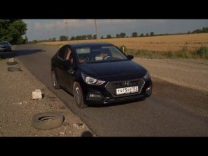 Разбитая дорога в Динском районе (Новотитаровское поселение)