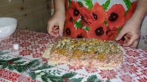 НОВОГОДНИЙ МЯСНОЙ РУЛЕТ. СЫТНЫЙ И ПРОСТОЙ РЕЦЕПТ