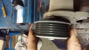 MAZDA 6 GH натяжной ролик 75000 км.