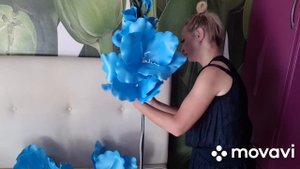 Светильник "Гладиолус из изолона". Мастер-класс. Часть 3