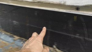 Кладка первого ряда блока