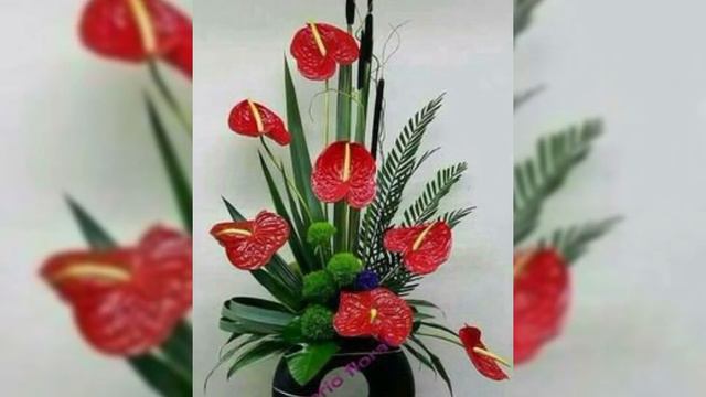very beautiful ikebana flower Arrangements Japanese flowers смотреть онлайн