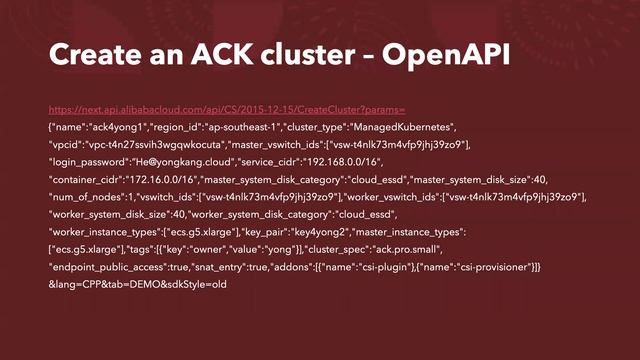 ACK Build - 10 mins 1 CMD to build an Alibaba Cloud Container Service for Kubernetes by Yongkang смотреть онлайн