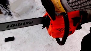 Пила патриот. Первый пуск.