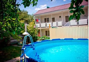 Отдых в Витязево частный сектор. Витязево мини-гостиницы с бассейном. «Отдых» ГОСТЕВОЙ ДОМ