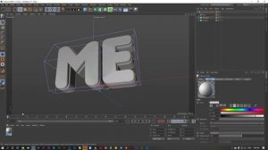 របៀបធ្វើឡូកូក្នុងកម្មវិធី Cinema 4D / Logo ME 3D Design In Cinema 4D Speak Khmer