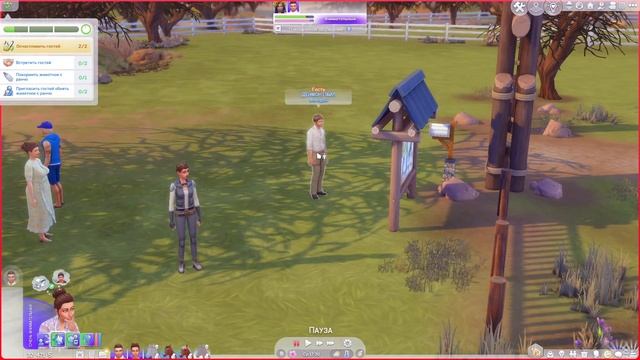 Праздник животных на ранчо (очень мило) ? Конное ранчо #6 ◆ The Sims 4