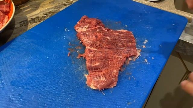 Мясо по французки из мраморной говядины