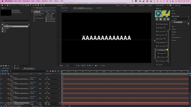 Rolling Letters Title Animation | After Effects Tutorial смотреть онлайн